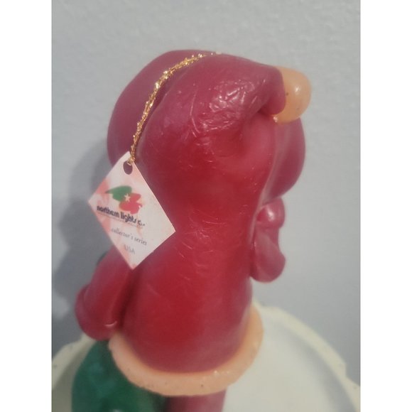 Vintage Northern Lights Santa Candle - Picture 7 of 9